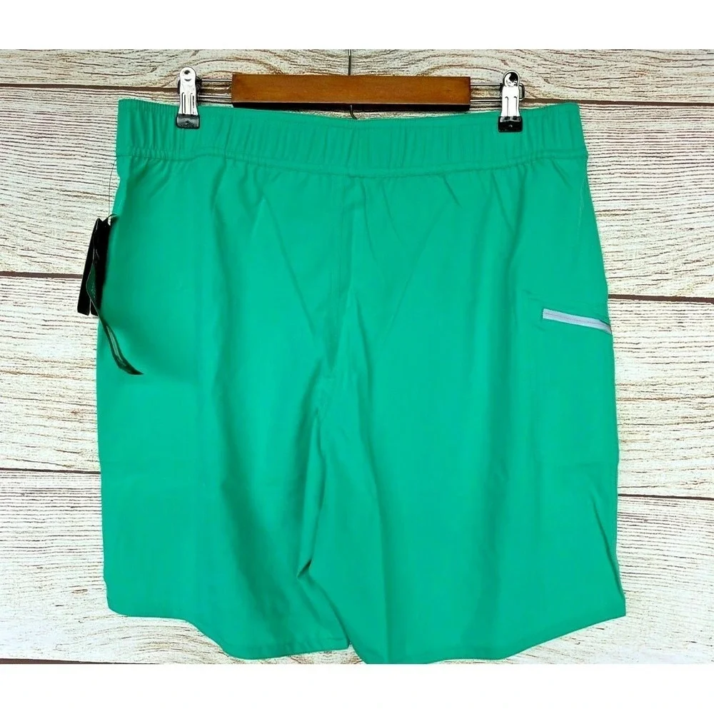 RBX Stretch Swim Shorts Mens Size XLarge Green Stretch Swim Board Shorts New